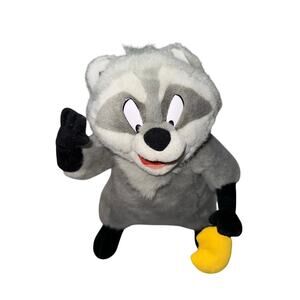 Vintage Walt Disney Disneyland exclusive Pocahontas Meeko Raccoon Sidekick plush